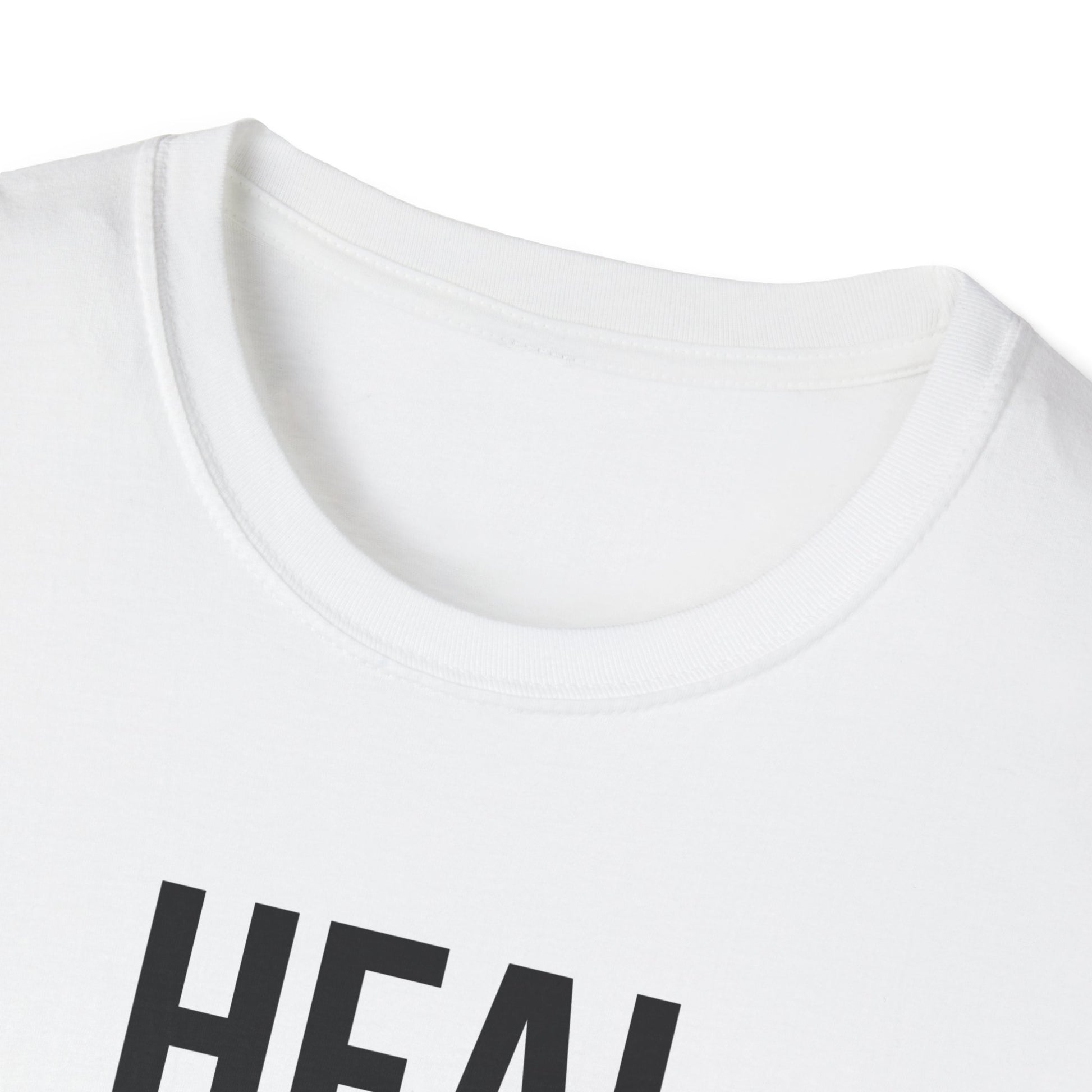 Inspirational Unisex T-Shirt - Heal Learn Grow