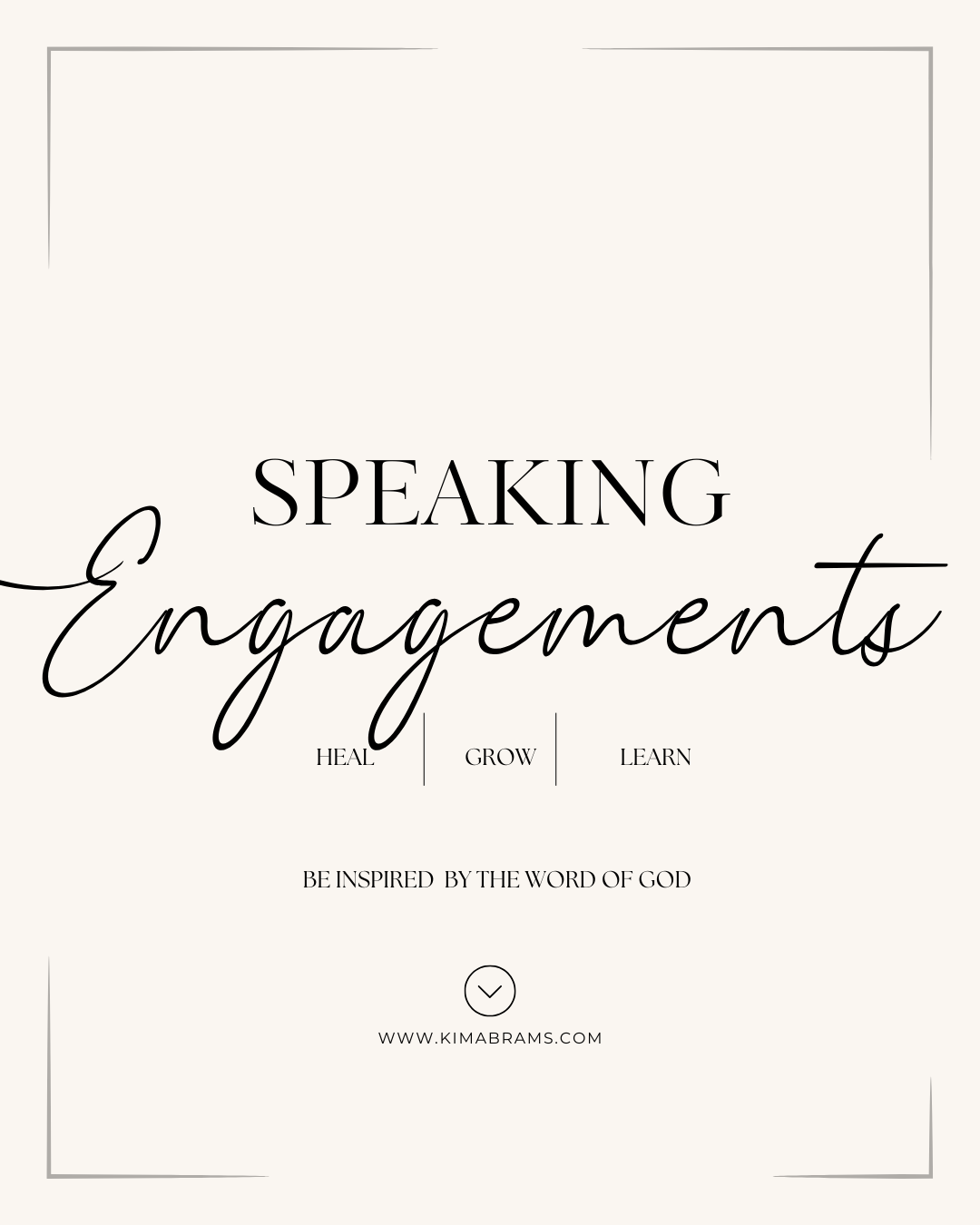 Speaking Engagements